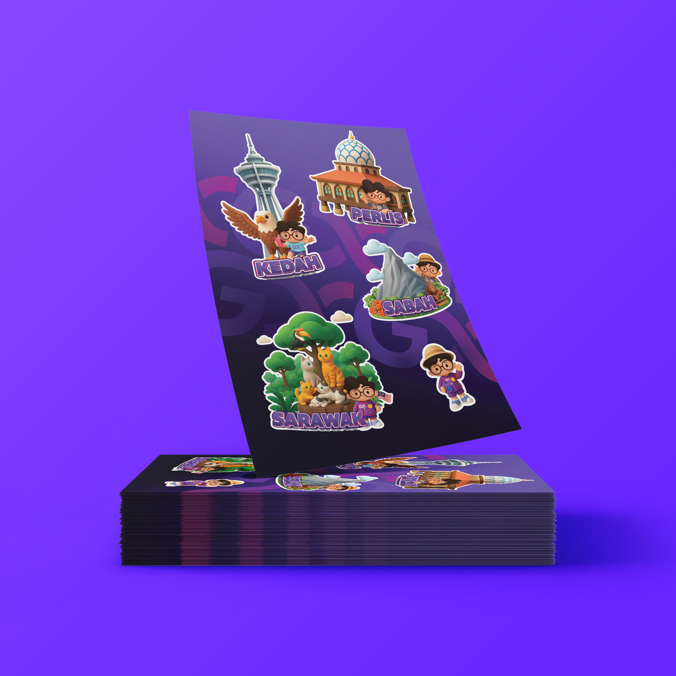 GXBANK: Johan in every state STICKER PACK